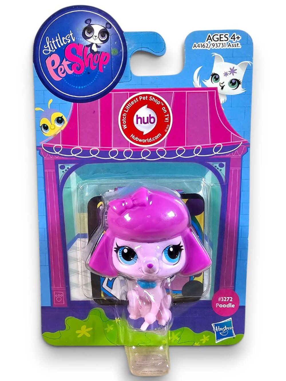 Hasbro Littlest Pet Shop #3272 Poodle Dog Pink NEW LPS 2013